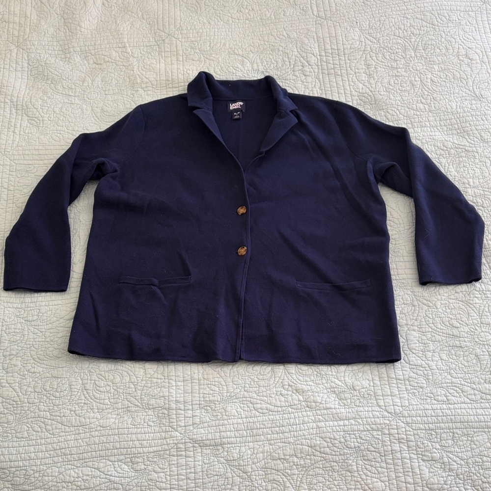 Lands' End Women's Cardigan - Navy